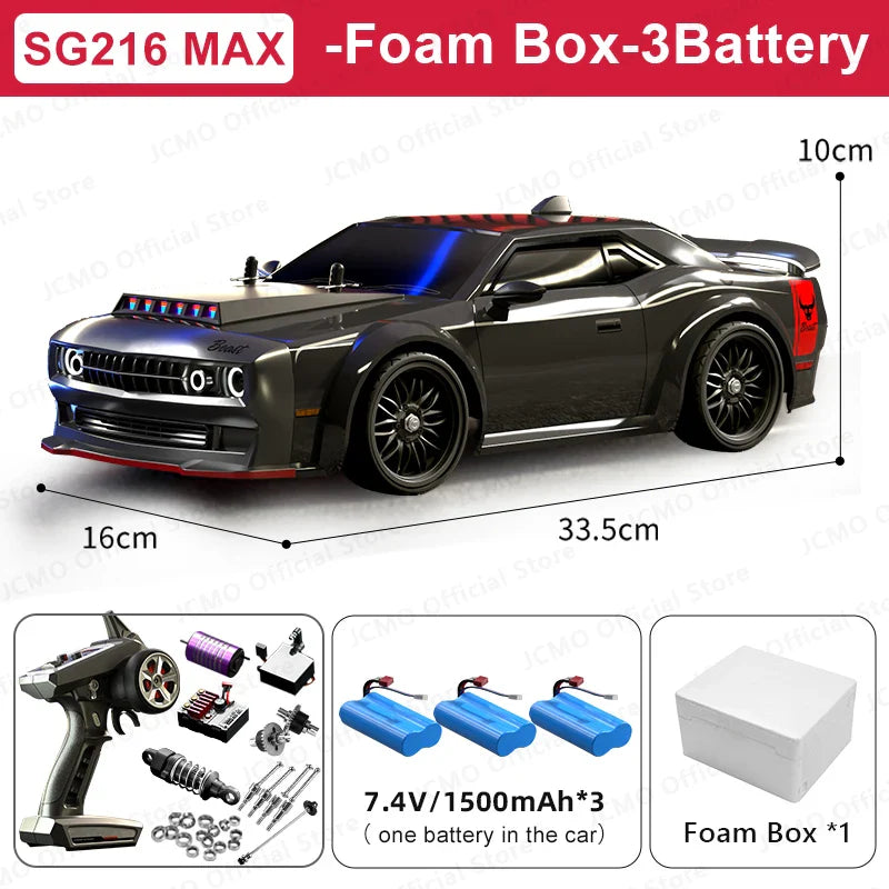 High Speed Remote Control Vehicles Brushless 4WD RC Sports Car