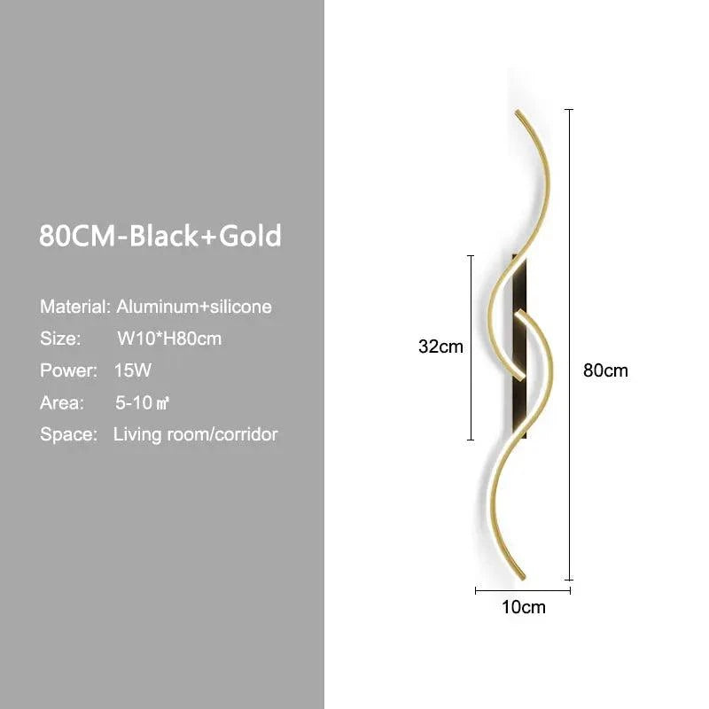 Minimalist LED Wall Lamp Decor for Sofa Background Interior Wall Light