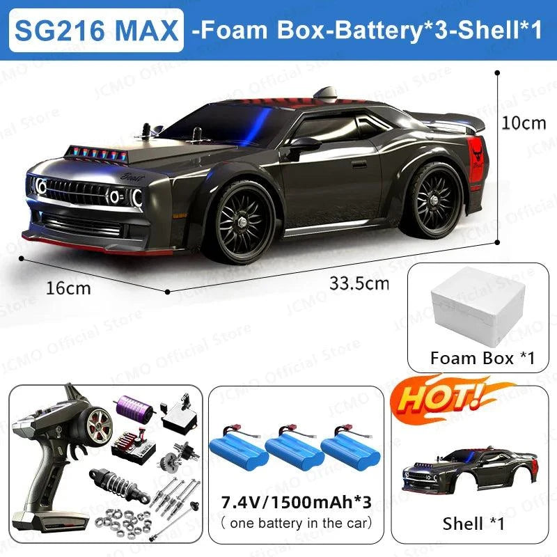 High Speed Remote Control Vehicles Brushless 4WD RC Sports Car
