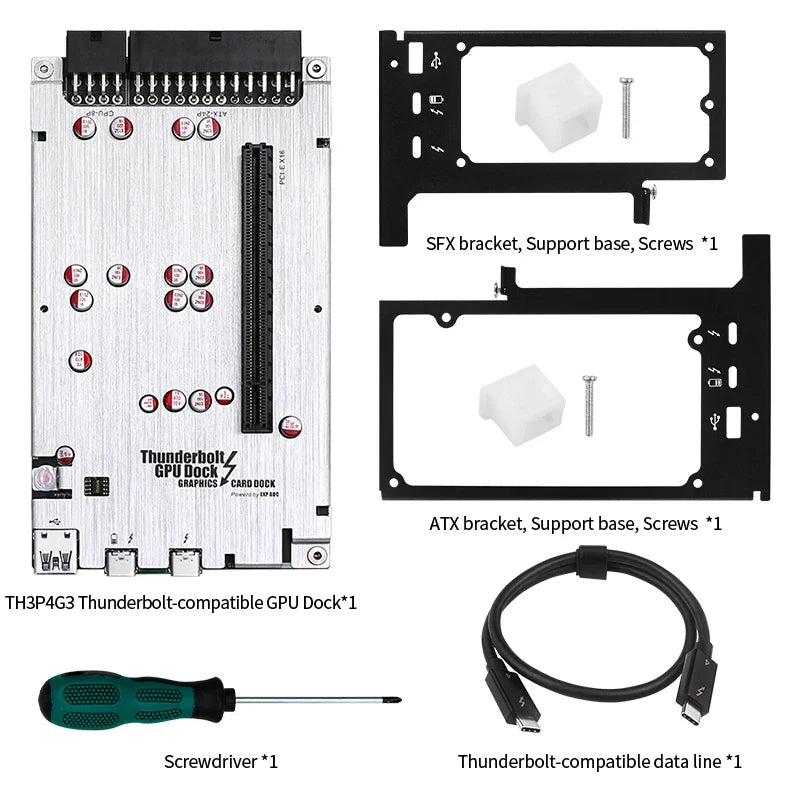 Thunderbolt compatible GPU Dock Laptop to External Graphic Video Card