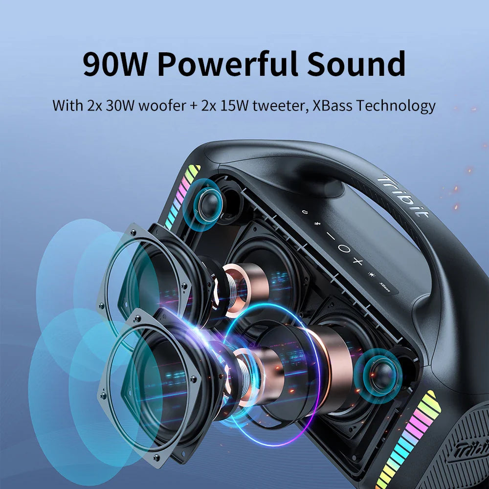 Portable Bluetooth Speaker 90W StormBox Blast Outdoor Wireless Speaker - Circuit Hub Central