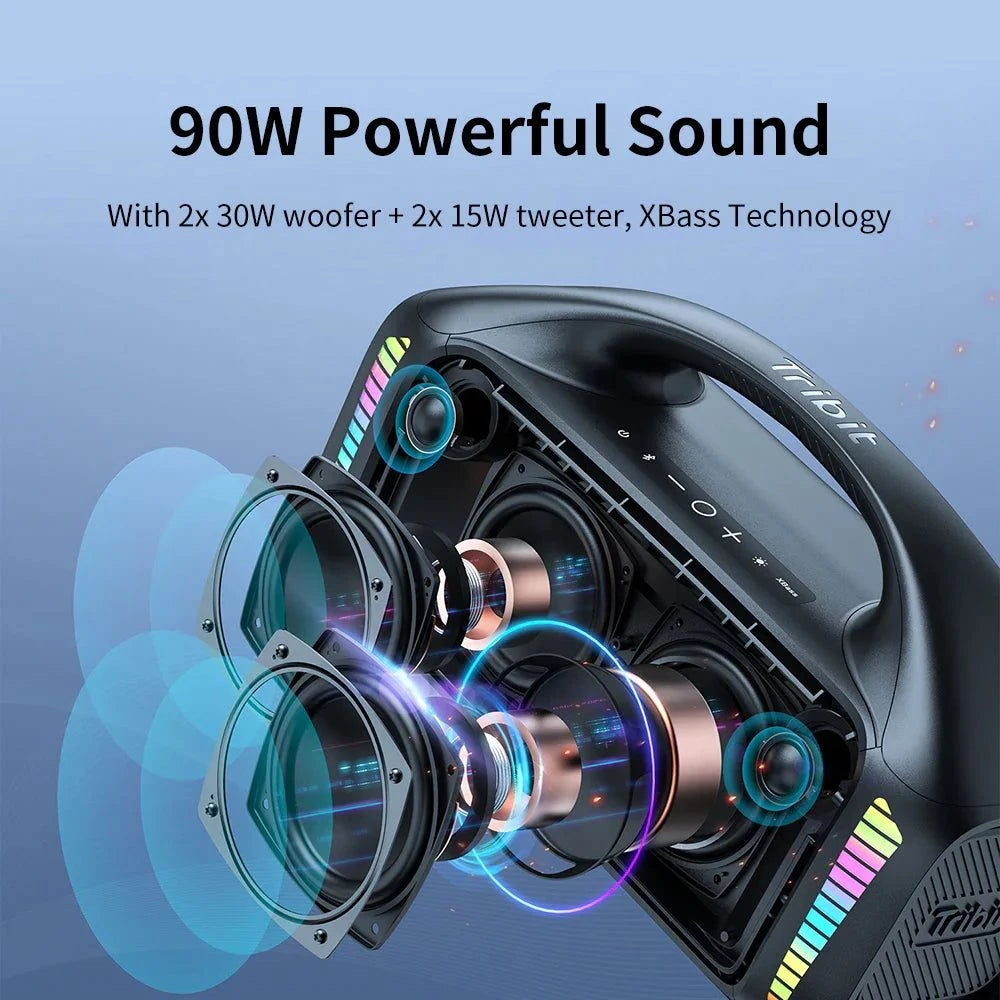 Portable Bluetooth Speaker 90W StormBox Blast Outdoor Wireless Speaker - Circuit Hub Central