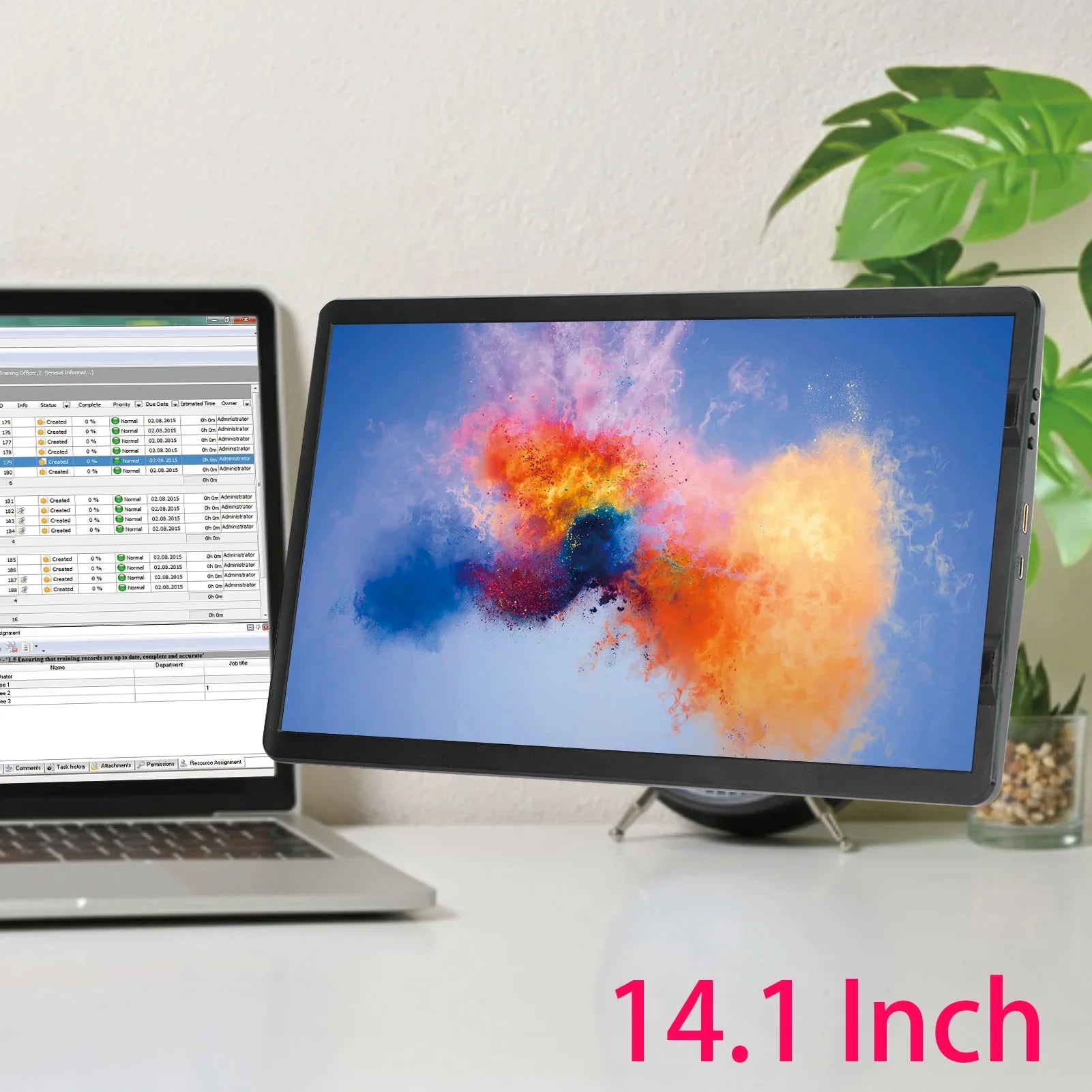 14 6 Inch LCD Laptop Monitor Foldable Screen For Conference