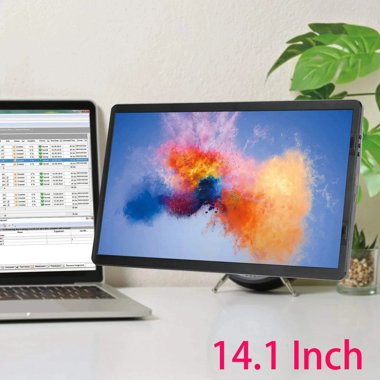14 6 Inch LCD Laptop Monitor Foldable Screen For Conference