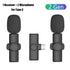 K11 Professional Wireless Lavalier Microphone for iPhone iPad Laptop