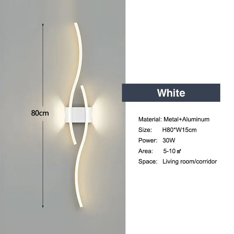 Minimalist LED Wall Lamp Decor for Sofa Background Interior Wall Light