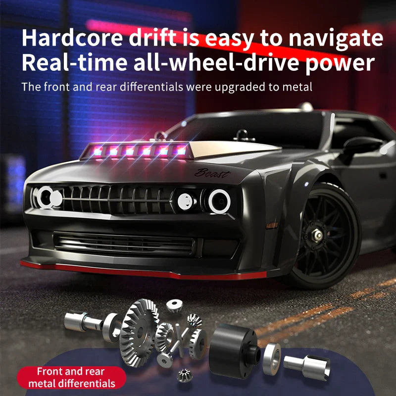 High Speed Remote Control Vehicles Brushless 4WD RC Sports Car