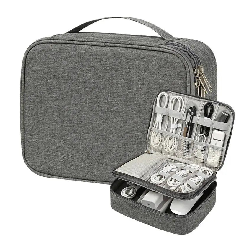 Electronics Organizer Travel Case Compact Waterproof