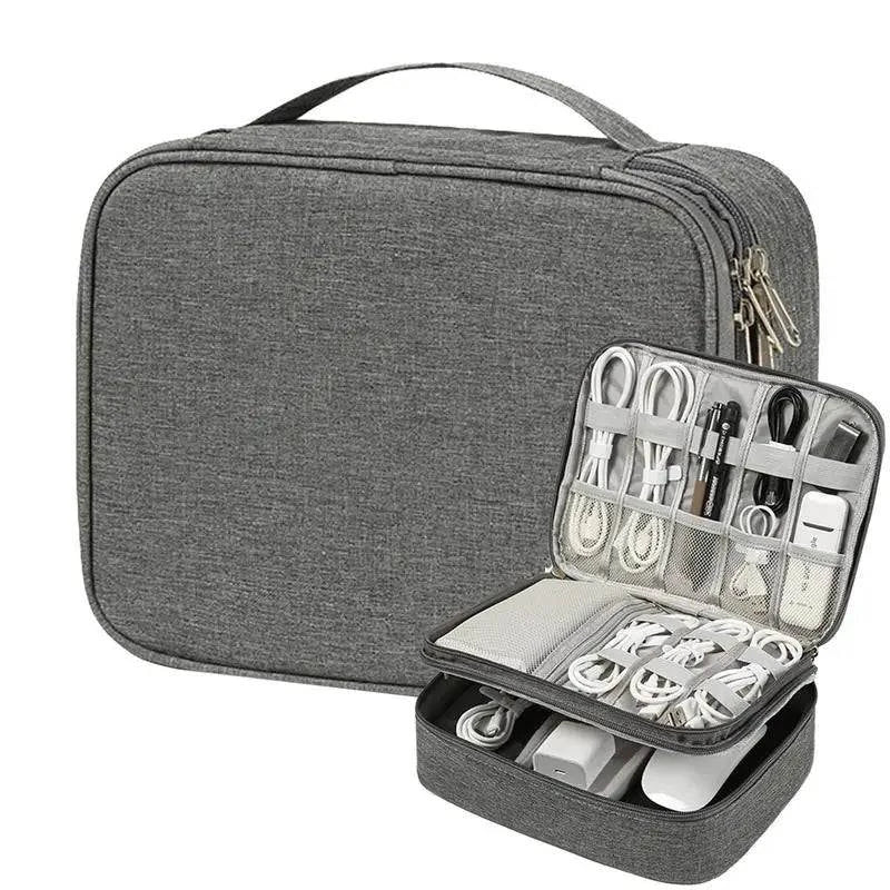 Electronics Organizer Travel Case Compact Waterproof