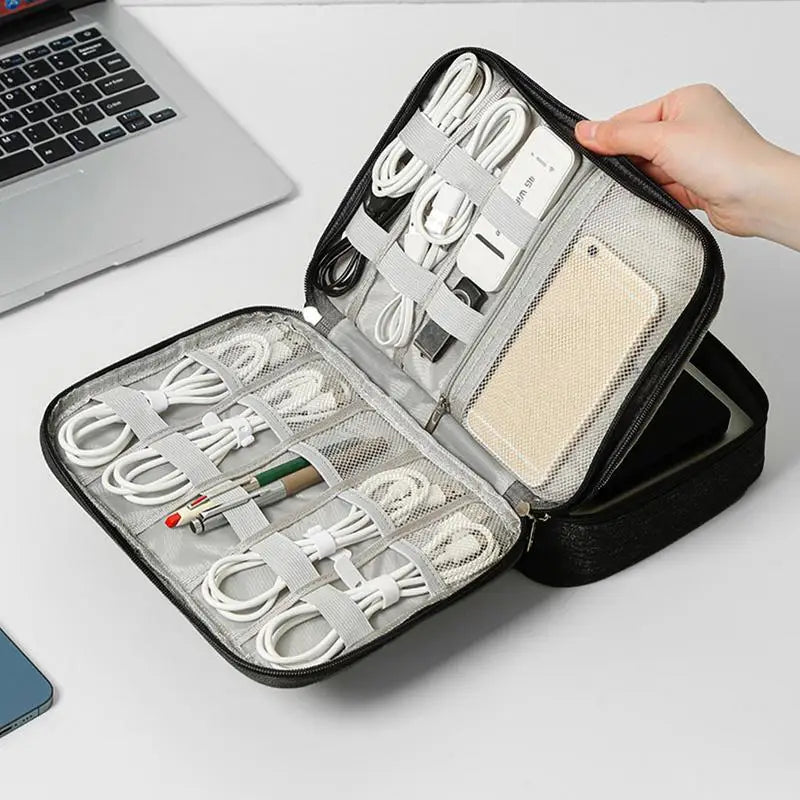 Electronics Organizer Travel Case Compact Waterproof