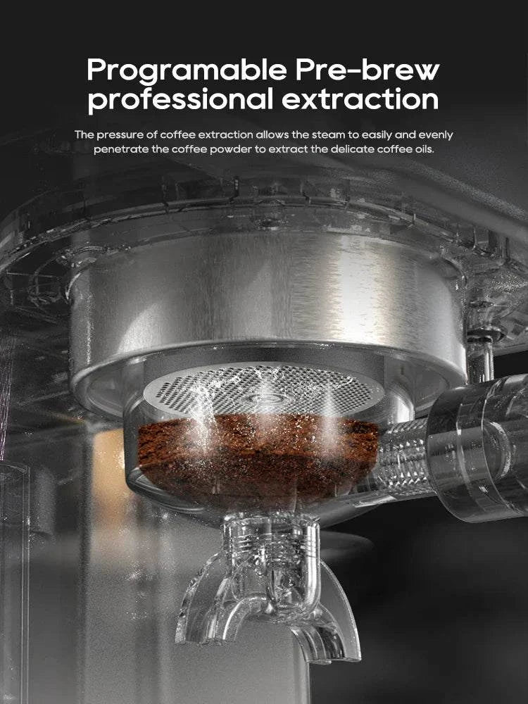 HiBREW 20Bar Semi Automatic Espresso Cold and Hot Coffee Machine