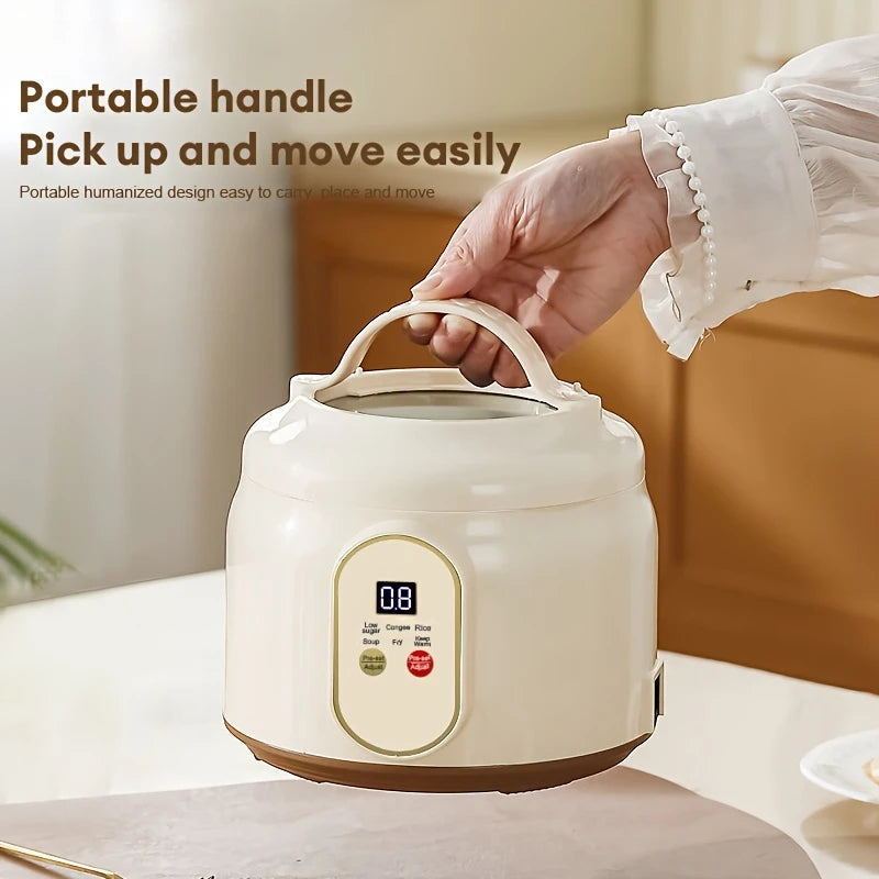 1.8L Electric Rice Cooker Portable MultiCooker Household Rice Pot Non-Stick Smart Cooking Machine