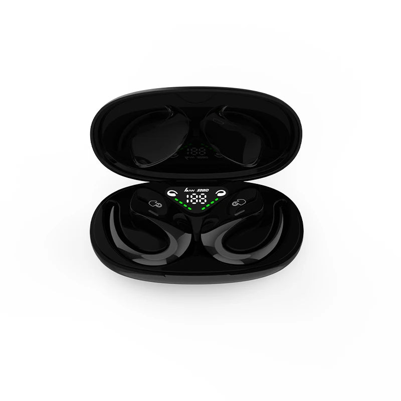 Bone Conduction Sports Bluetooth Headset TWS Wireless Headphones IPX5 Waterproof Earbuds With Mic - Circuit Hub Central