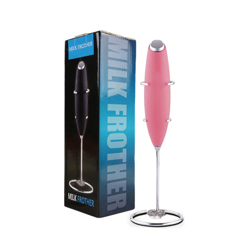 Electric Milk Frother Handheld Mini Foamer Coffee Maker Egg Beater for Chocolate Cappuccino Stirrer - Circuit Hub Central