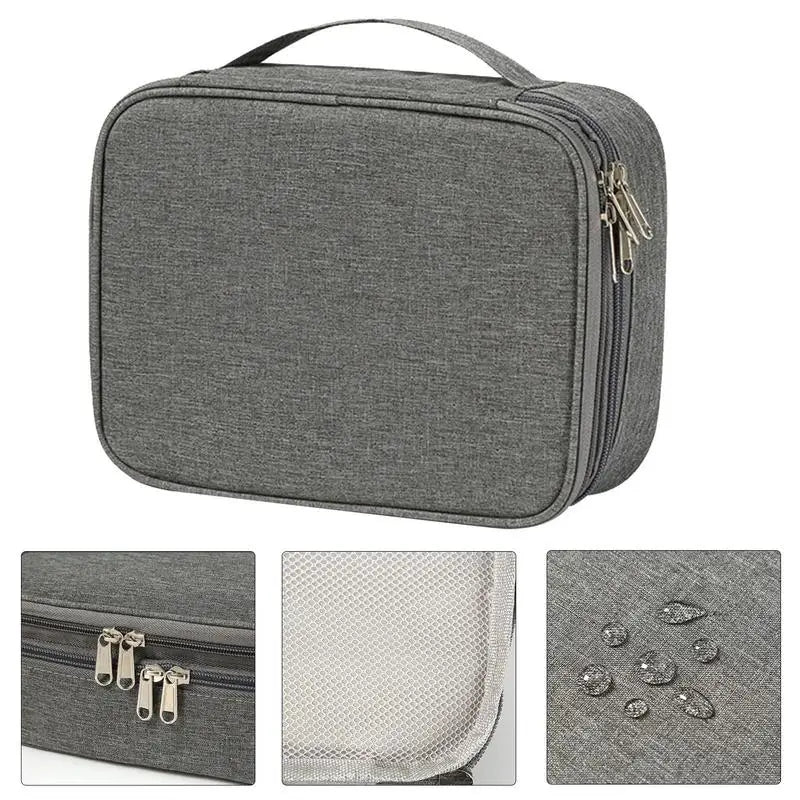 Electronics Organizer Travel Case Compact Waterproof