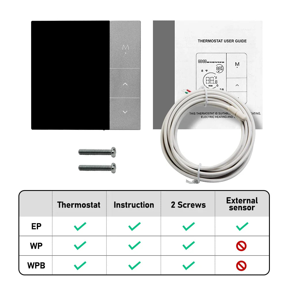 WiFi Thermostat Smart Home Electric Underfloor Heating Temperature