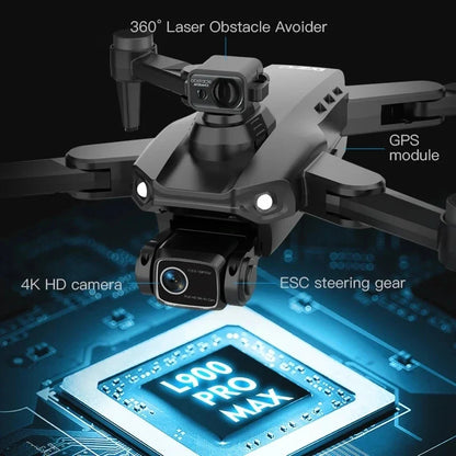 L900 Pro MAX GPS Drone 4K Professional HD Dual Camera 5G Wifi 360