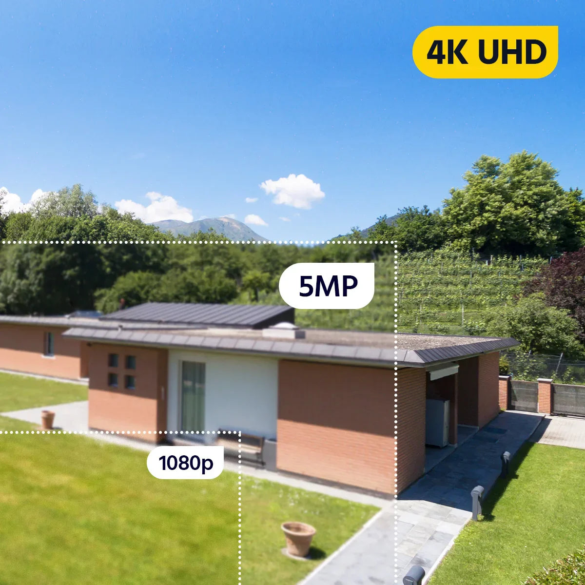 Camera Security System Weatherproof Outdoor Camera Video Surveillance
