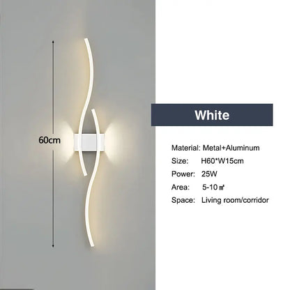 Minimalist LED Wall Lamp Decor for Sofa Background Interior Wall Light