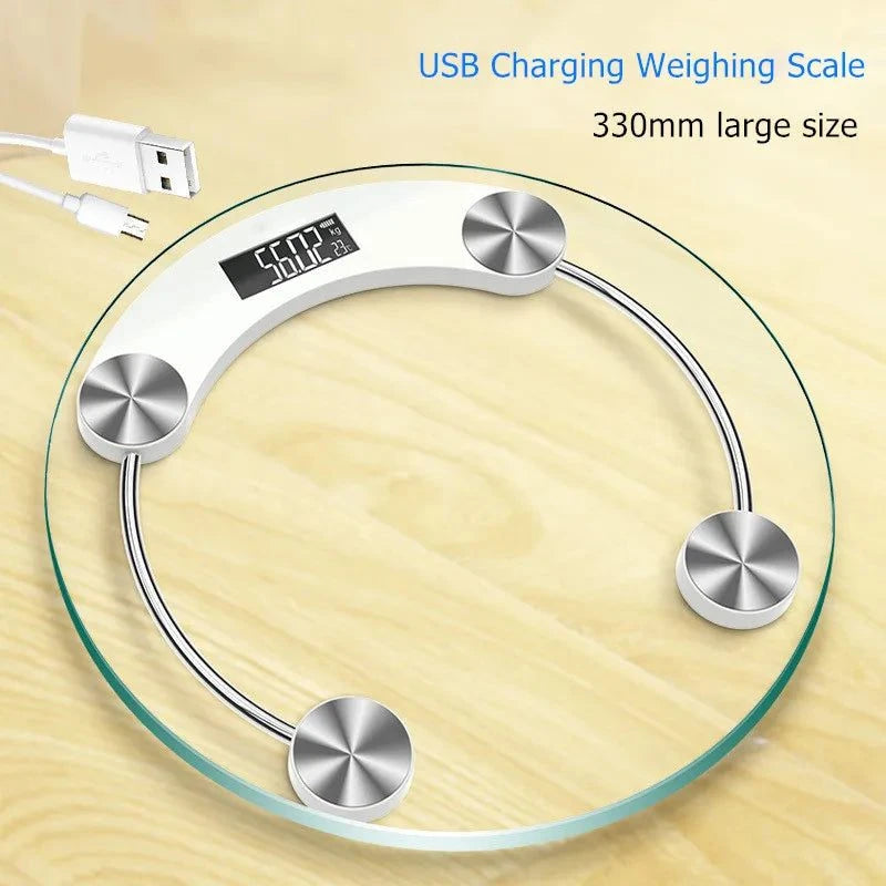 USB Rechargeable Electronic Weighing Scales Home Precision Human Body Scales Health Scales - Circuit Hub Central