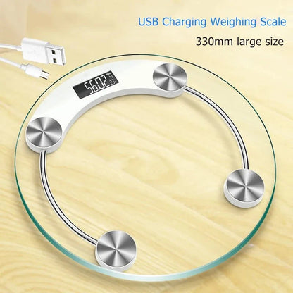 USB Rechargeable Electronic Weighing Scales Home Precision Human Body Scales Health Scales - Circuit Hub Central