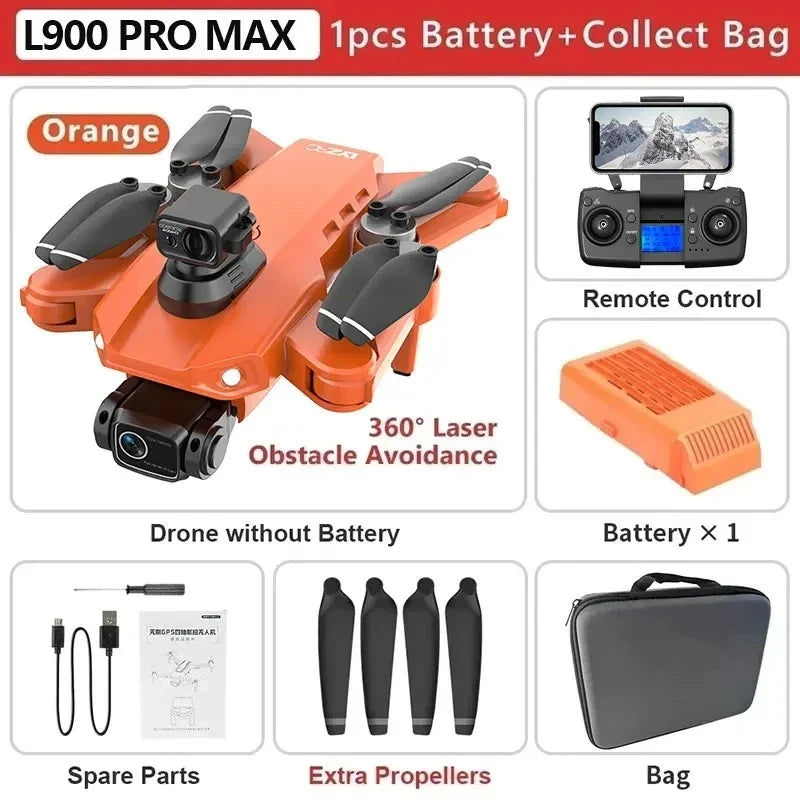L900 Pro MAX GPS Drone 4K Professional HD Dual Camera 5G Wifi 360