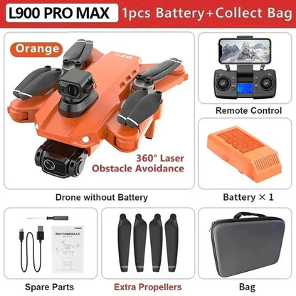 L900 Pro MAX GPS Drone 4K Professional HD Dual Camera 5G Wifi 360