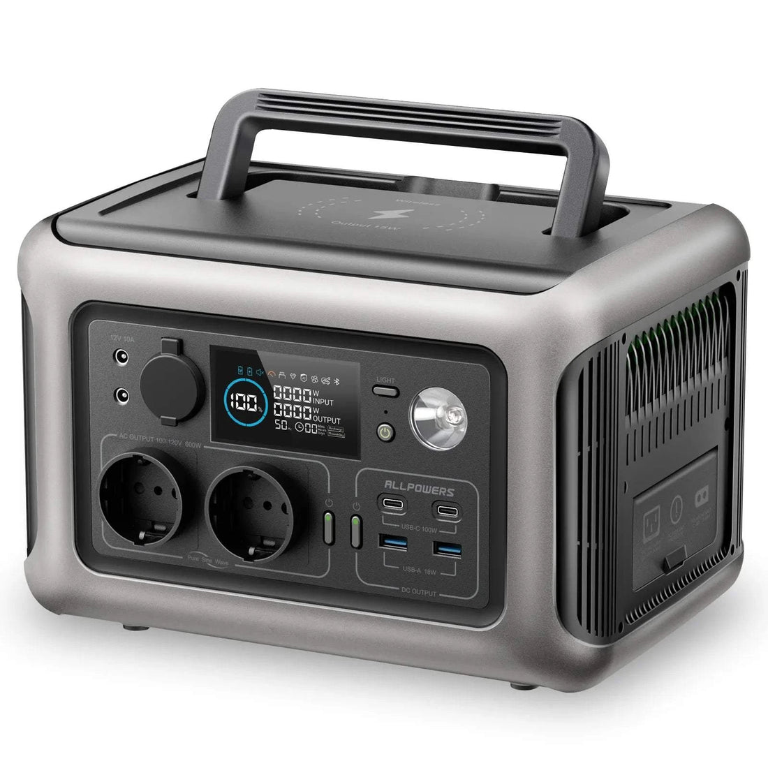 Portable Power Station299Wh LiFeP04 Battery with AC Outlet for Outdoor