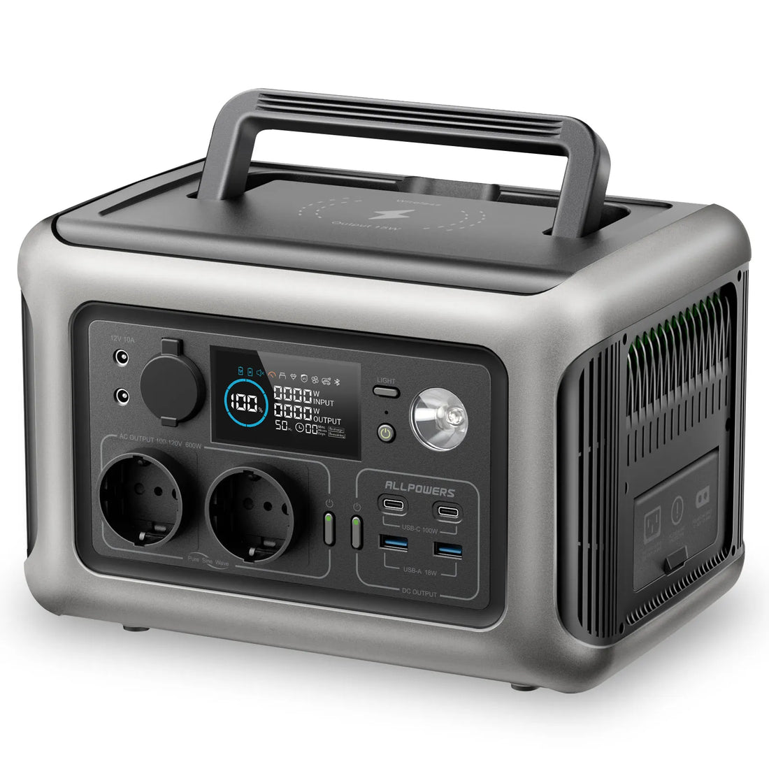 Portable Power Station299Wh LiFeP04 Battery with AC Outlet for Outdoor