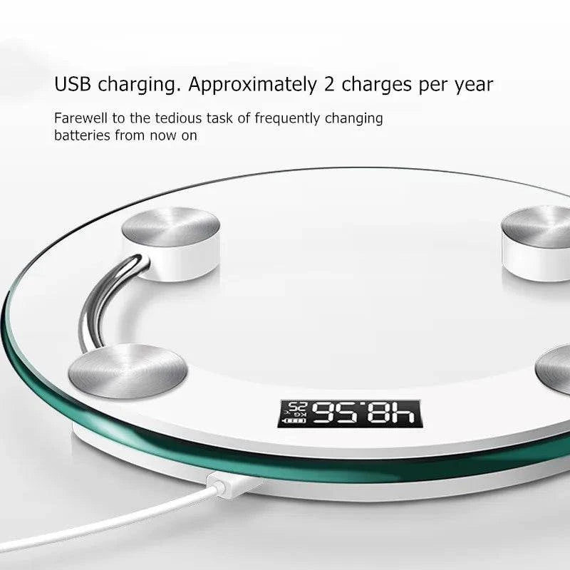 USB Rechargeable Electronic Weighing Scales Home Precision Human Body Scales Health Scales - Circuit Hub Central