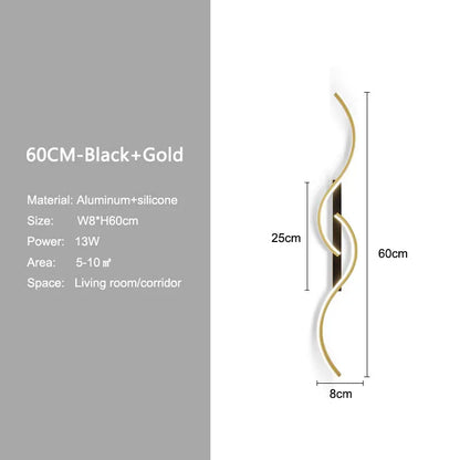 Minimalist LED Wall Lamp Decor for Sofa Background Interior Wall Light