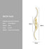 Minimalist LED Wall Lamp Decor for Sofa Background Interior Wall Light