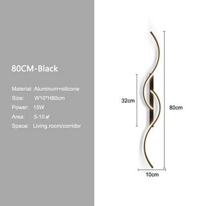 Minimalist LED Wall Lamp Decor for Sofa Background Interior Wall Light