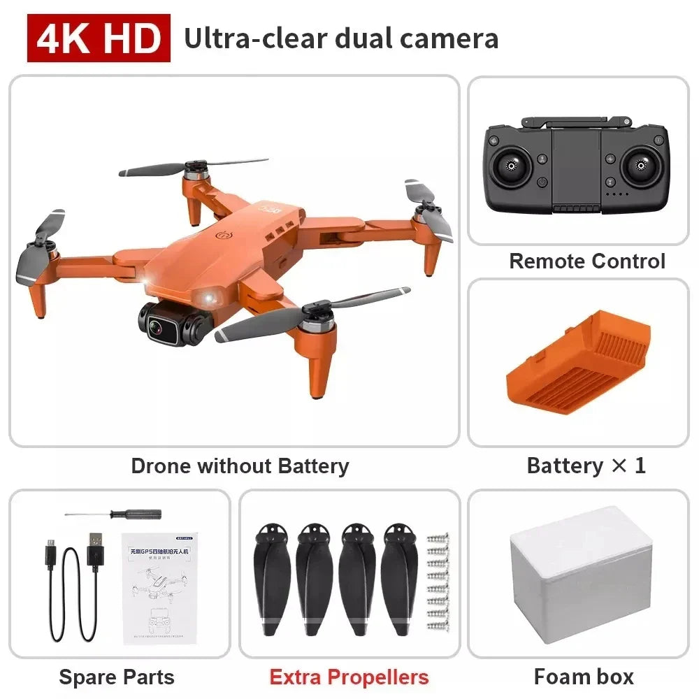 L900 Pro MAX GPS Drone 4K Professional HD Dual Camera 5G Wifi 360