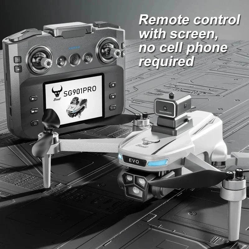 Drone 8K Professional GPS HD Camera Drones 5G WIFI FPV Video 4k UAV 5.9 inch remote control PRO MAX - Circuit Hub Central