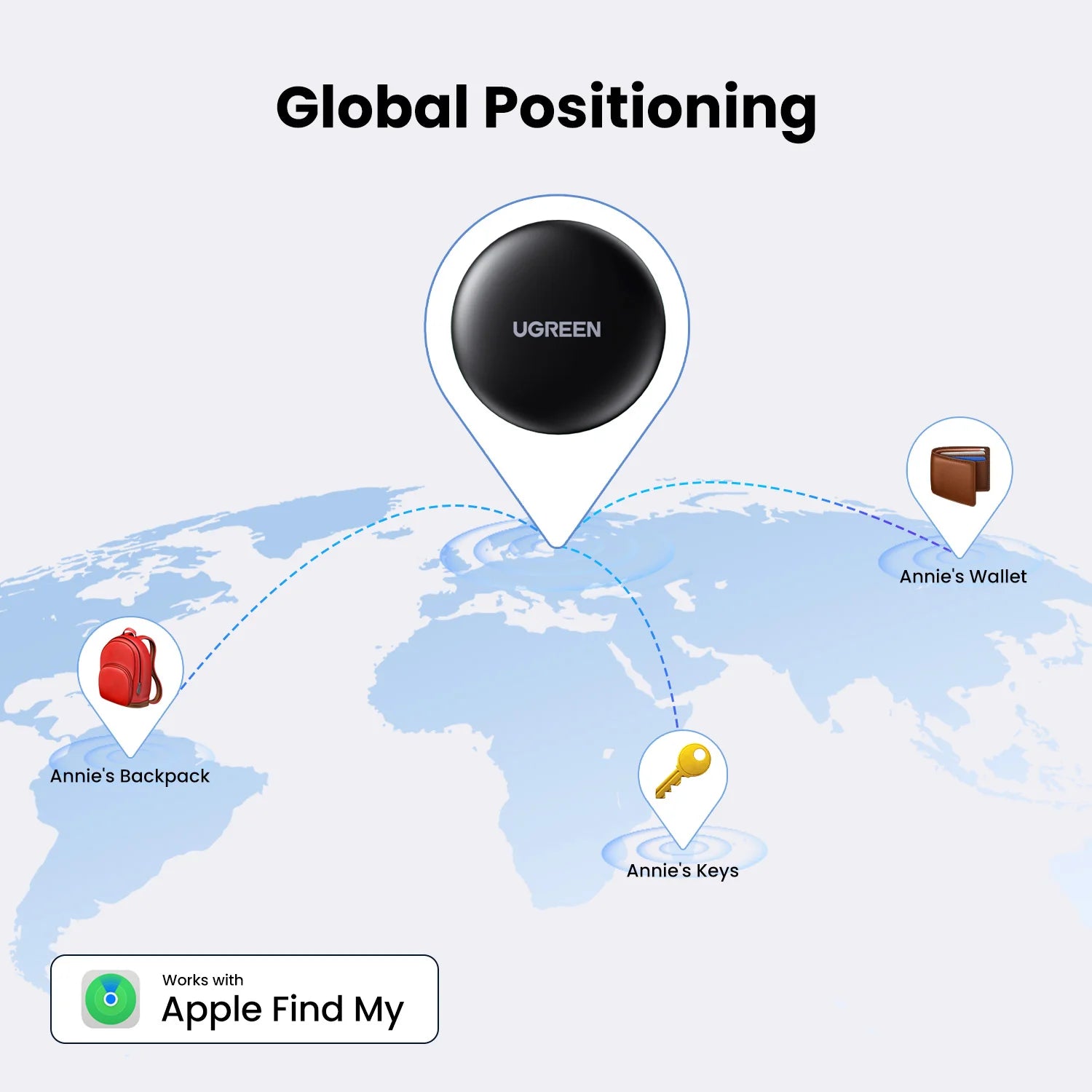 Bluetooth Key Tracker – Find My (iOS) MFi GPS - Circuit Hub Central
