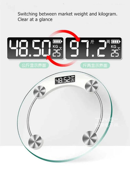 USB Rechargeable Electronic Weighing Scales Home Precision Human Body Scales Health Scales - Circuit Hub Central