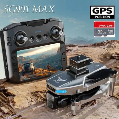 Drone 8K Professional GPS HD Camera Drones 5G WIFI FPV Video 4k UAV 5.9 inch remote control PRO MAX - Circuit Hub Central