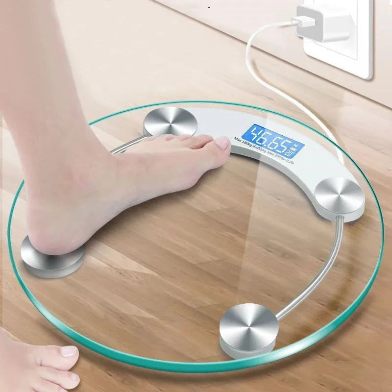 USB Rechargeable Electronic Weighing Scales Home Precision Human Body Scales Health Scales - Circuit Hub Central