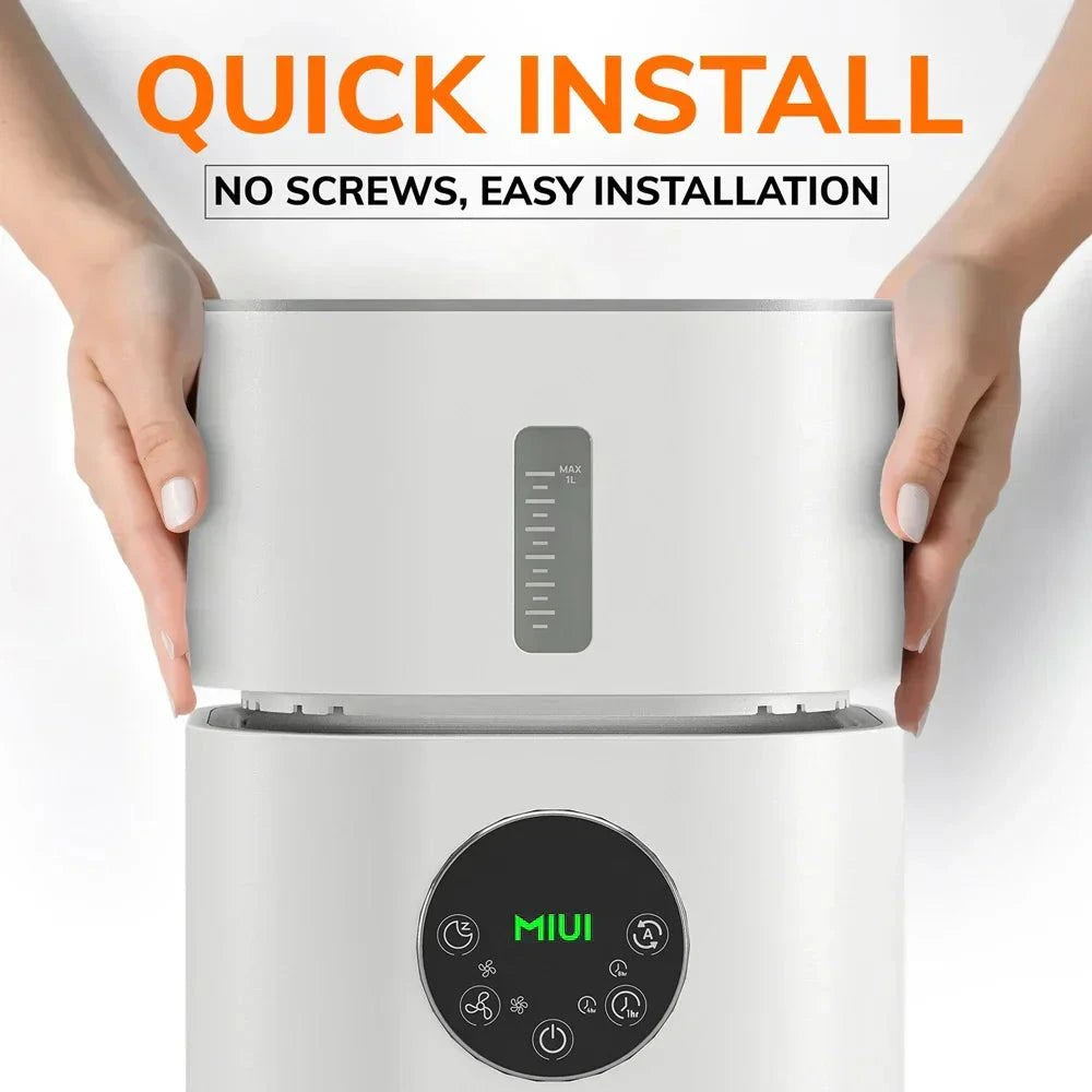 Air Purifier with Humidifier Combo for Home Allergies and Pets Hair, Smokers in Bedroom, H13 True HEPA Filter，2-in-1 - Circuit Hub Central