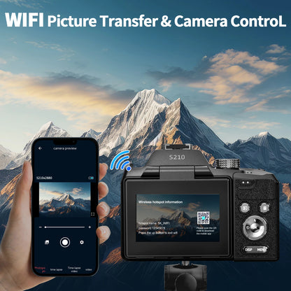 NBD 64MP WiFi Camera with 16X Optical Zoom